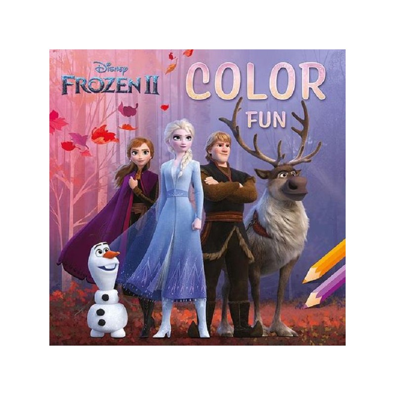 Livre de coloriage Deltas Disney Color Fun La Reine des Neiges II