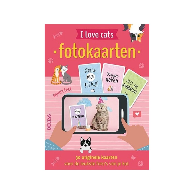 Deltas Fotokaarten - I love cats