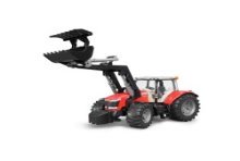 Bruder Massey Ferguson 7624 tractor met voorlader