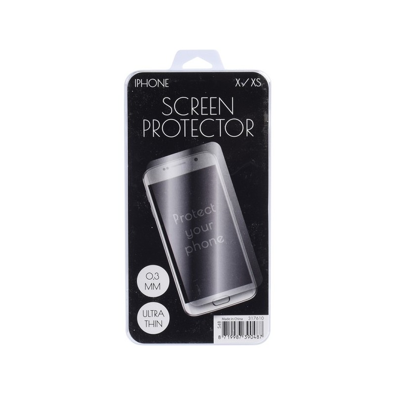 Protection en verre pour iPhone X XS
