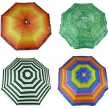 Parasol 175cm couleurs assorties