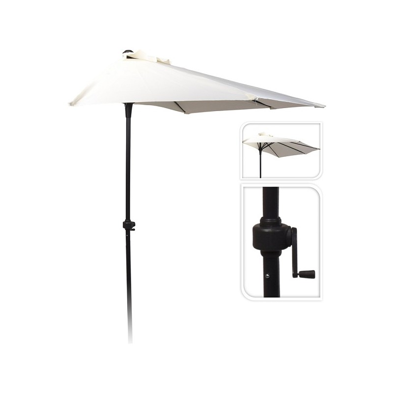 Parasol demi rond Ø250cm