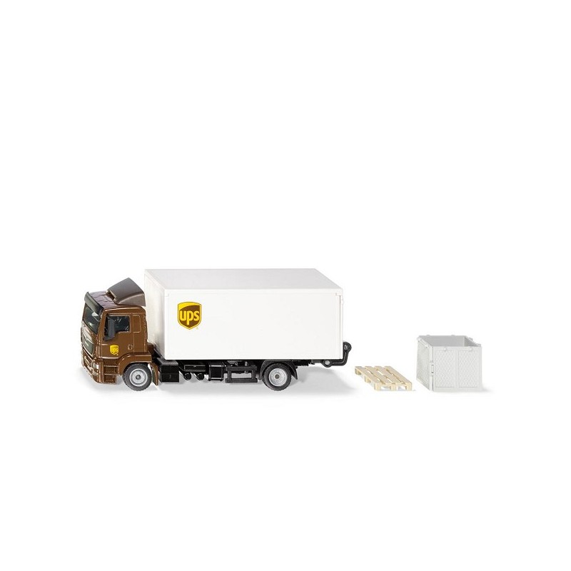 Camion Siku MAN avec caisse et hayon élévateur UPS