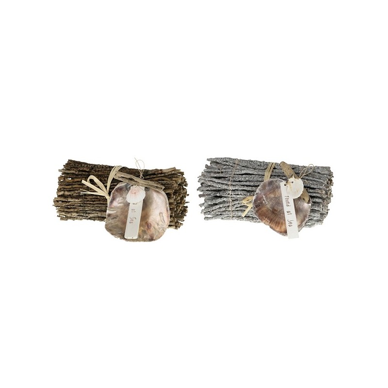 Dijk Natural Collections  Kokosvinger bundel met schelpen 20cm