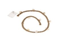 Dijk Natural Collections  Jute touw met 20 led en 10 schelpen 100x1,2cm op batterij