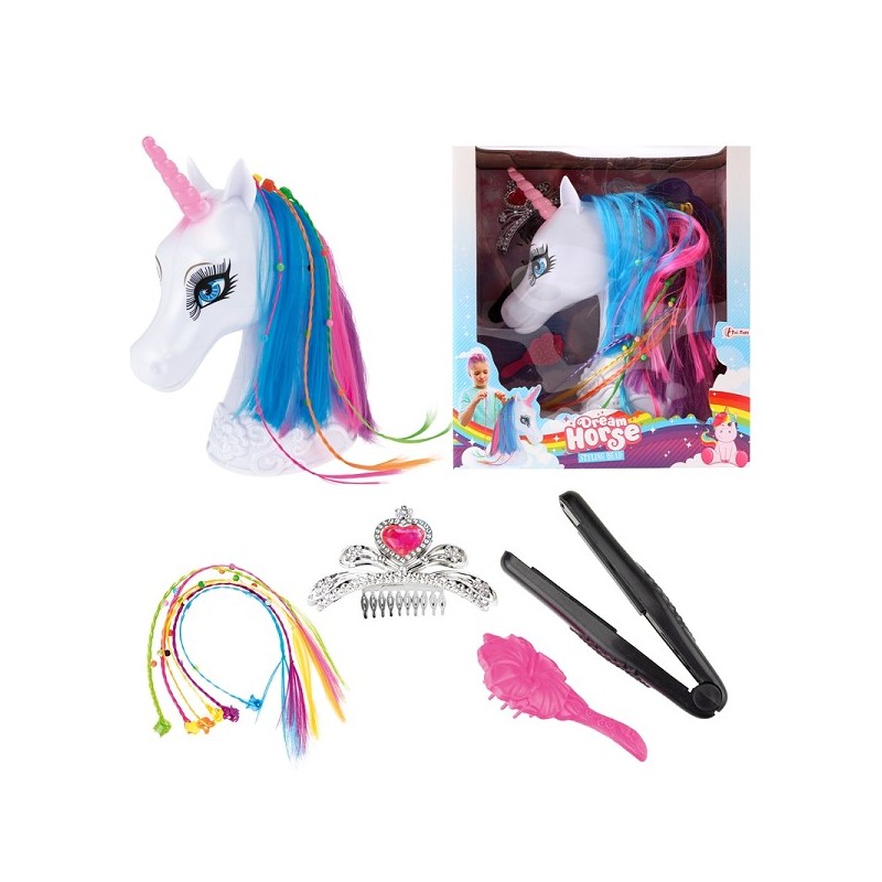 Toi Toys Dream Horse Hood tête de licorne avec accessoires