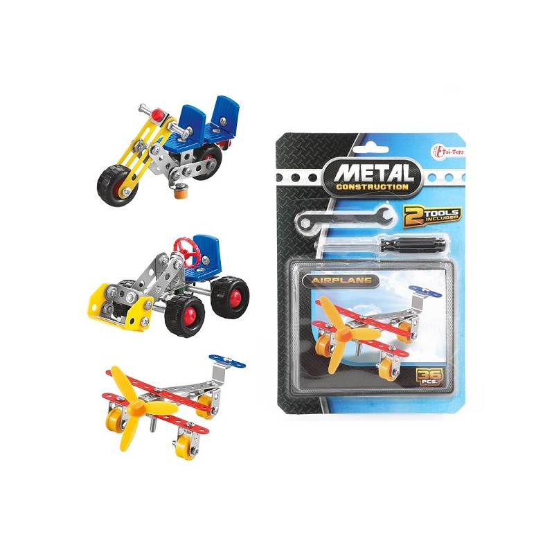 Toi Toys Bouw zelf een voertuig van metaal