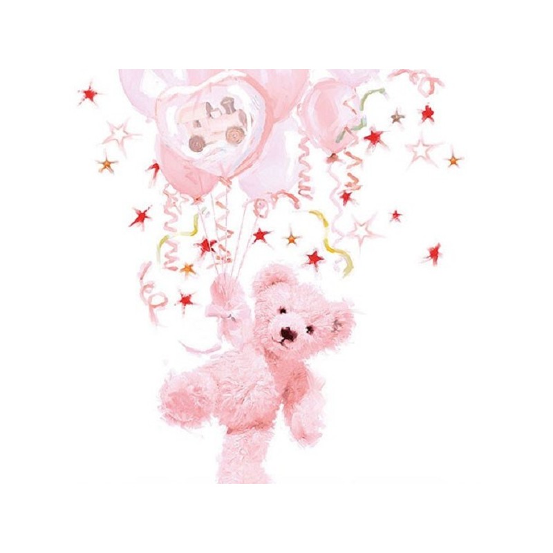 Ambiente Servetten 33x33cm Teddy Rose 20 stuks