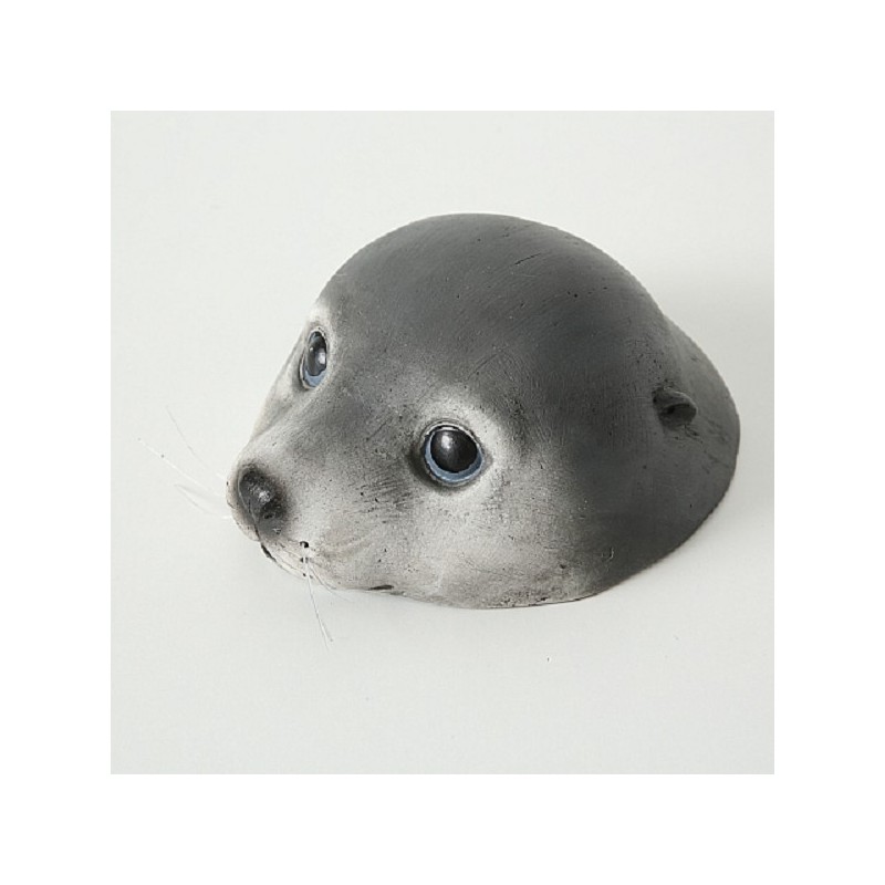 Boltze Home Phoque de natation Poggy H7cm plastique gris
