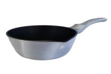 BerlingerHaus BerlingerHaus Casserole avec bec verseur Ø16cm Aluminium également induction bleu clair de lune/gris