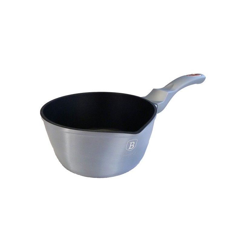 BerlingerHaus BerlingerHaus Steelpan met Tuit Ø16cm Aluminium ook inductie moonlight blue/grey