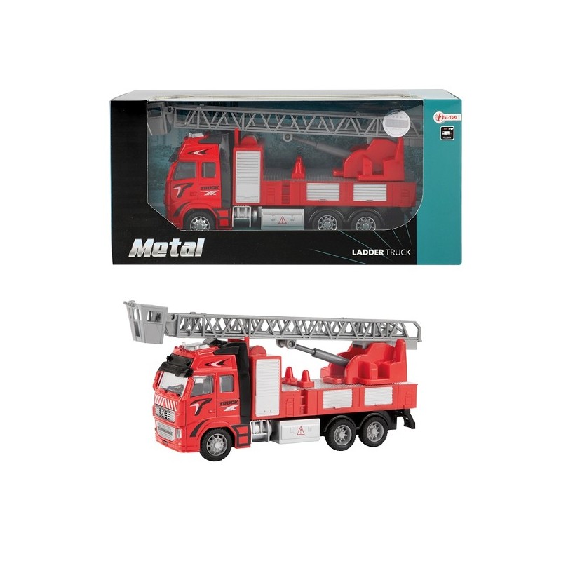 Toi Toys Camion de pompier 1:38 à tirer