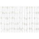 Vliegengordijn Charlotte 90x220cm wit 100% PVC