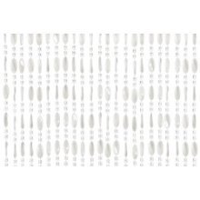 Rideau anti-mouches Charlotte 90x220cm blanc 100% PVC