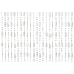 Rideau anti-mouches Charlotte 100x240cm blanc 100% PVC