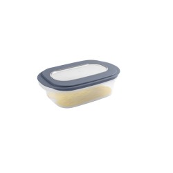 Sunware Sigma Home Boîte à fromage avec plateau 2 litres transparent/bleu 26,5x17,2x10,5cm