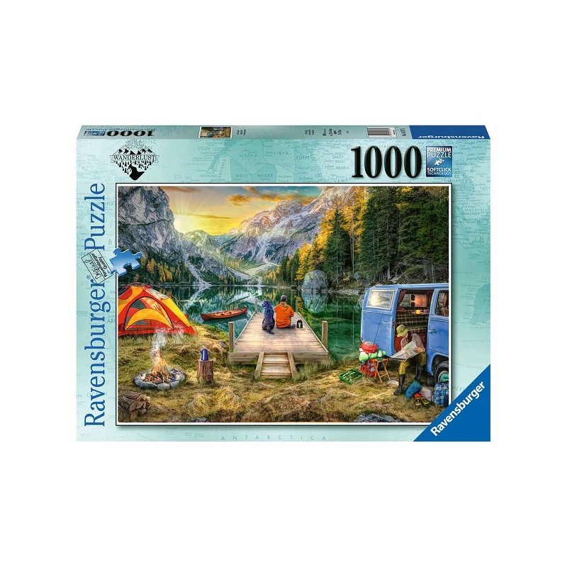 Ravensburger puzzle Camping calme 1000 pièces