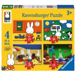 Puzzle Ravensburger 65e anniversaire de Miffy 4 en 1