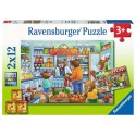 Ravensburger puzzel We gaan boodschappen doen 2x12 stukjes