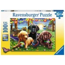 Ravensburger puzzel Honden picknick 100 stukjes