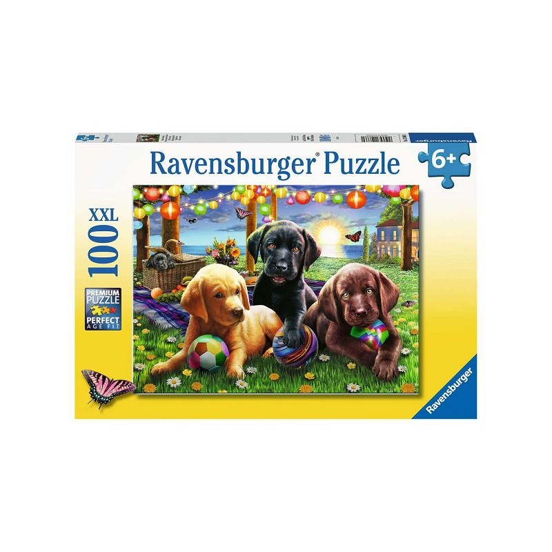 Ravensburger puzzle Chiens pique-nique 100 pièces