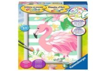 Ravensburger Schilderen op nummer flamingo