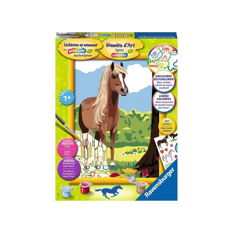 Ravensburger Schilderen op nummer paard