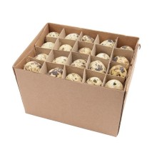 Decoratie Kwarteleieren (niet voor consumptie) doos a 60 stuks. Het betreft 'lege' kwarteleieren voor decoratieve doeleinden.