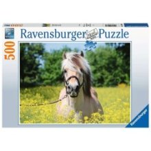Ravensburger puzzel paard tussen de bloemen 500 stukjes