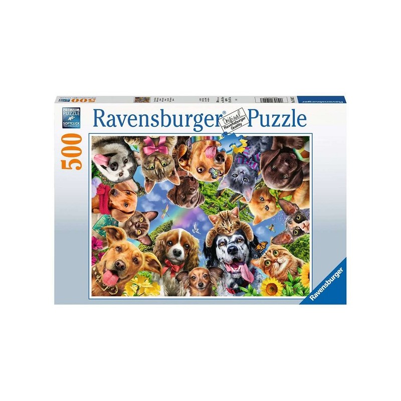 Ravensburger puzzle Animal selfie 500 pièces