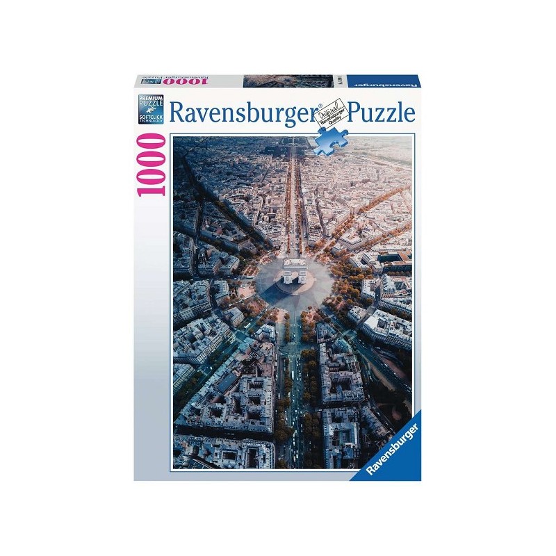 Puzzle Ravensburger Paris vu d'en haut 1000 pièces