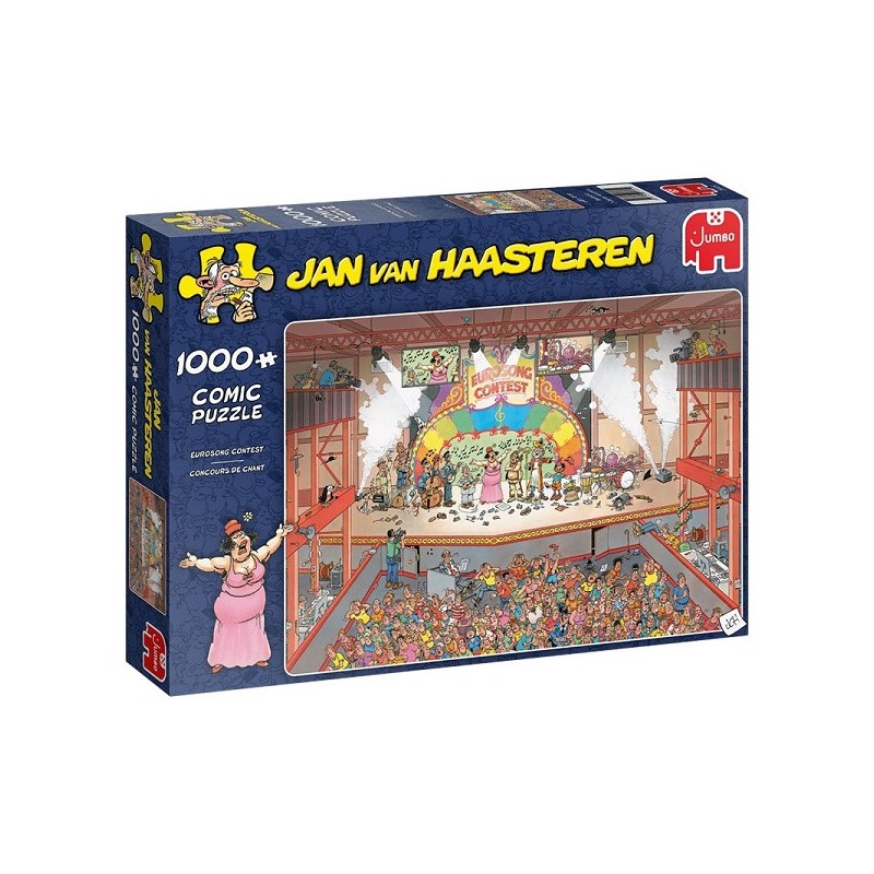 Puzzle Jumbo Jan van Haasteren Festival Eurosong 1000 pièces