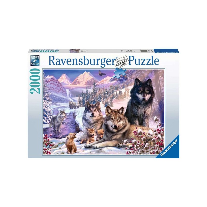 Ravensburger puzzel Wolven in de Sneeuw 2000 stukjes