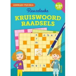 Deltas Leerrijke puzzels - Reuzeleuke kruiswoordraadsels (9-10 j.)