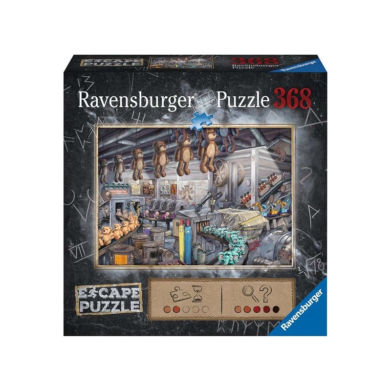 Ravensburger Escape puzzel Speelgoedfabriek 368 stukjes