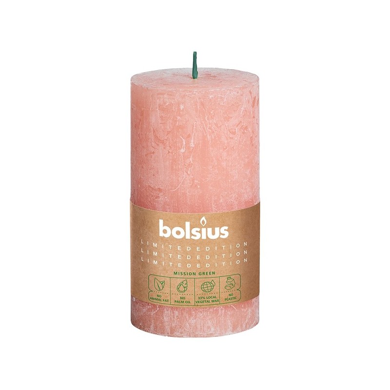 Bolsius Rustiek stompkaars 130/68 Earth