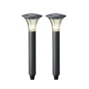 LED solar tuinsteker set a 2st. 49x17cm warmwit