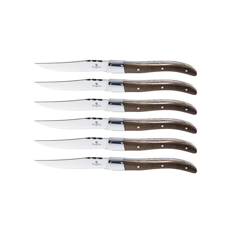 BerlingerHaus Set de couteaux à steak en acier inoxydable 12,5 cm 6 pièces