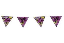 Paperdreams Neon party flag - Sweet 16