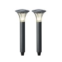 LED solar tuinsteker set a 2st. 49x17cm warmwit