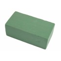 Mousse florale Basic Brick 20x10x7,5cm non emballée boîte de 20 pièces