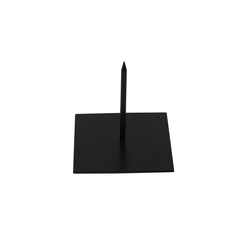 Socle en fer Basic 18x18x18cm Noir (Pick ou plug ou standard)