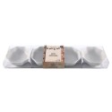 Plats de service faïence set de 4 pièces Ø7x2,5cm