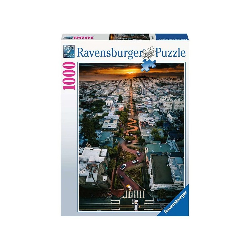 Ravensburger puzzel Lombard Street, San Francisco 1000 stukjes