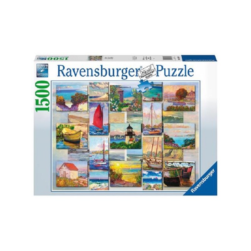 Ravensburger puzzel Coastal Collage 1500 stukjes