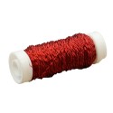 Hobby Bouillon Effet Fil Métallique 25 grammes Rouge