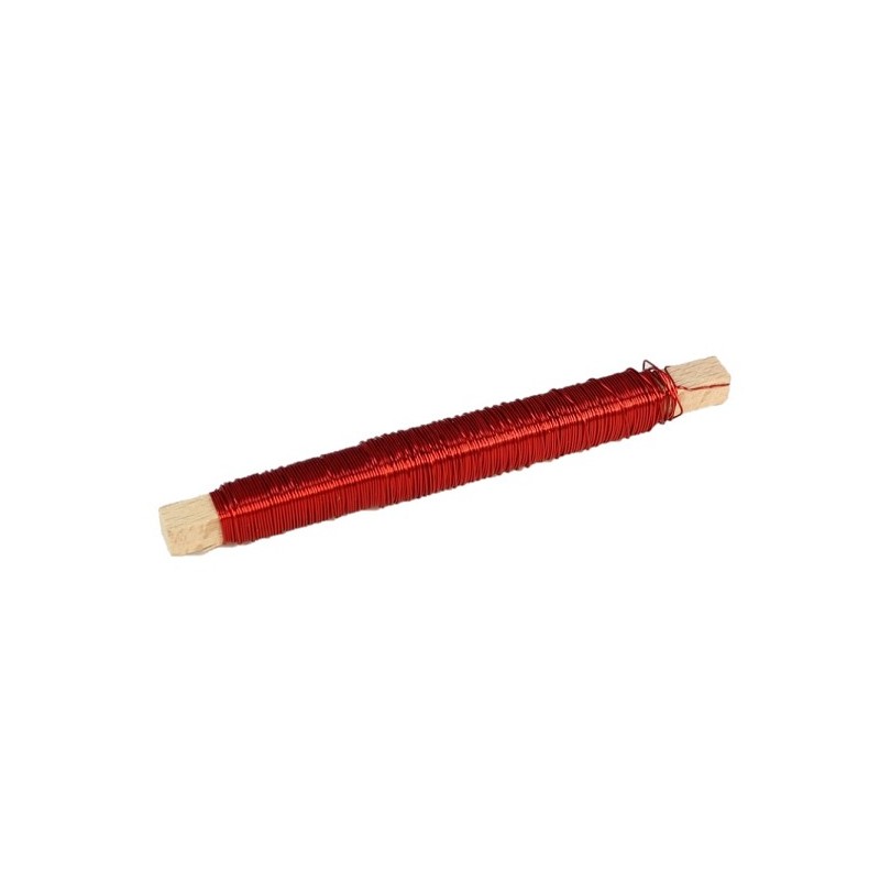 Hobby Wikkeldraad koper 0.50mm 50gram Rood