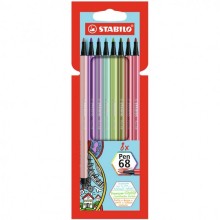 Stabilo pen 68 etui met de 8 nieuwe kleuren
