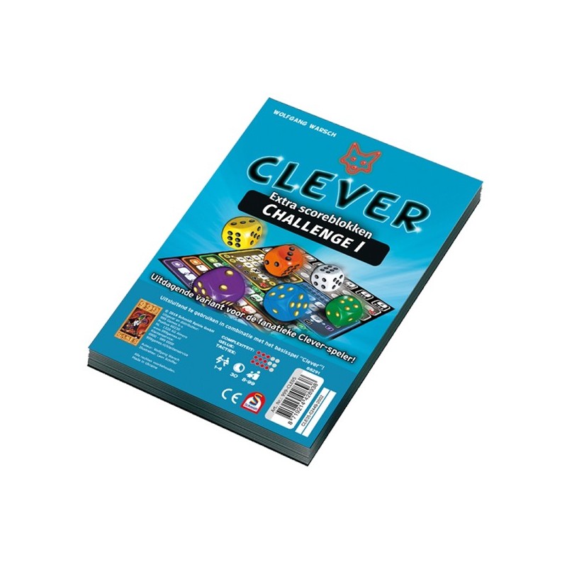 999 Games Clever - Bloc-notes du défi