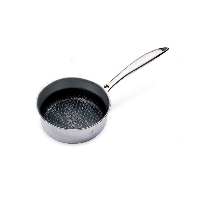 BerlingerHaus Casserole 16 cm inox 1,1L Collection Eternal avec revêtement Eterna tous feux dont induction et four